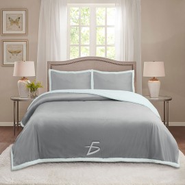 Cobija frazada King Size de textura afelpada lisa, 260×220, variedad de colores