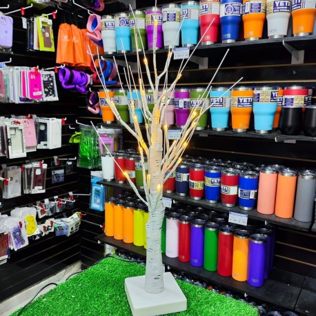 LUZ DECORATIVA ARBOL 60CM 24 LED USB LED753