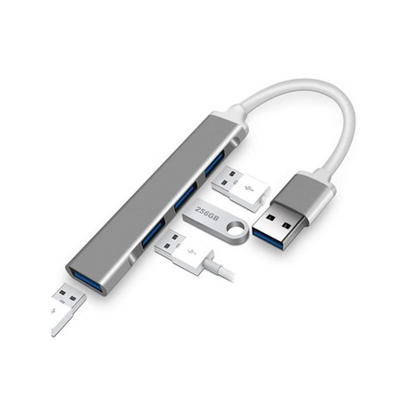 HUB USB CON 3 PUERTOS 2.0 Y 1 PUERTO 3.0