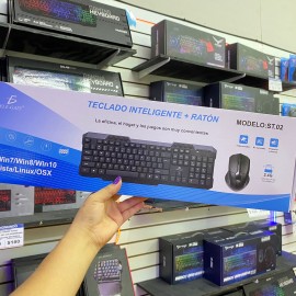 KIT TECLADO MOUSE INALAMBRICO ELEGATE ST02