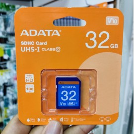 MEMORIA SD ADATA 32GB// V10 HD// CLASE 10 AZÚL