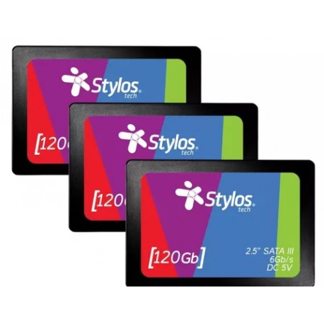 UNIDAD SSD STYLOS 120GB SATA III 2.5" STMSSD1B