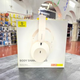 AUDIFONOS DE DIADEMA BASEUS BASS 35MAX BODY SHAKING BLANCO