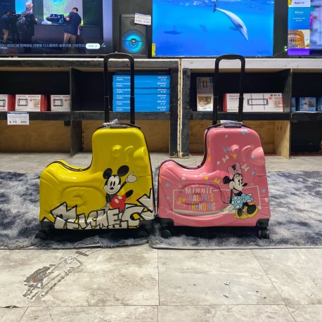 MALETA DE VIAJE CON ASIENTO PARA NIÑOS DISNEY