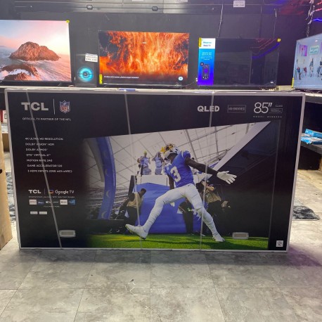 SMART TV TCL 85PULG 4K QLED HDR GOOGLE TV