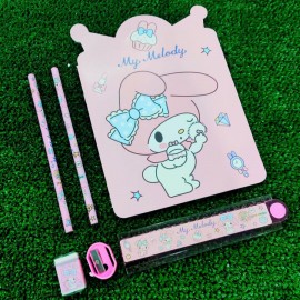 KIT DE LAPIZ Y SACAPUNTAS CON DISEÑOS SANRIO