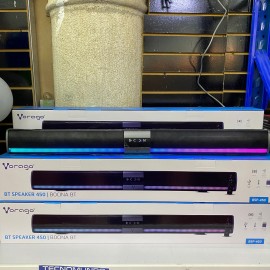 BARRA DE SONIDO PORTATIL VORAGO BSP-450 BT/TF/AUX 3.5MM/USB/COAXIAL RGB TIPOC 2x5W