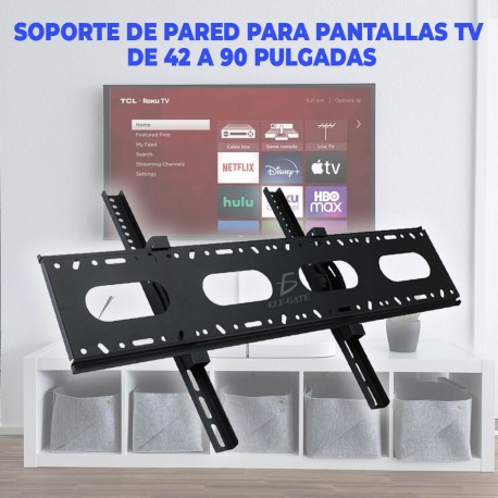 SOPORTE DE PARED PARA PANTALLAS DE 42" A 90"