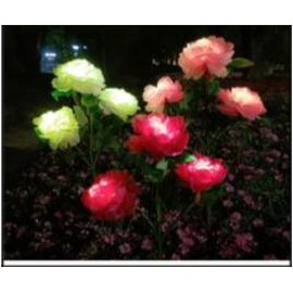 LAMPARA SOLAR FLOR JARDIN 3 EN 1 75CM SDD1206