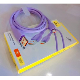 CABLE USB TIPO C BASEUS 1.2M VIOLETA