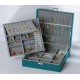 ALHAJERO JOYERO ESTUCHE ORGANIZADOR 2 NIVEL VERDE PINO R1022