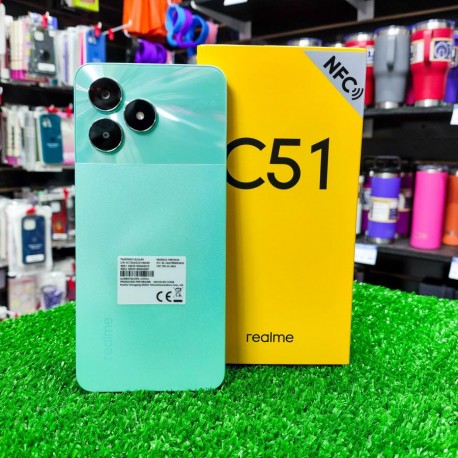 REALME  C51 VERDE 4G + 4G DE RAM   128 G ROM