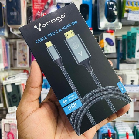 CABLE VORAGO CAB-310 USB-C A HDMI 4K 1.8M