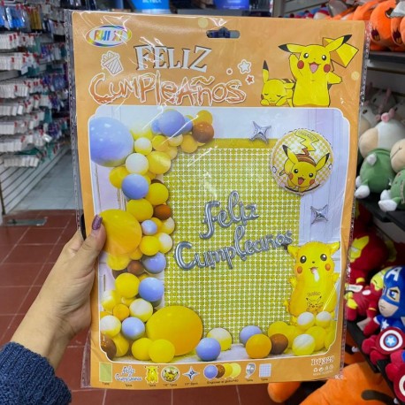 SET GLOBOS PIKACHU