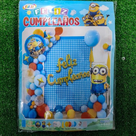 SET GLOBOS MINIONS