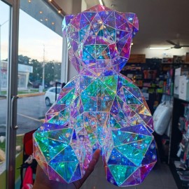 OSO DE PELUCHE LUZ LED 30CM SDD1145